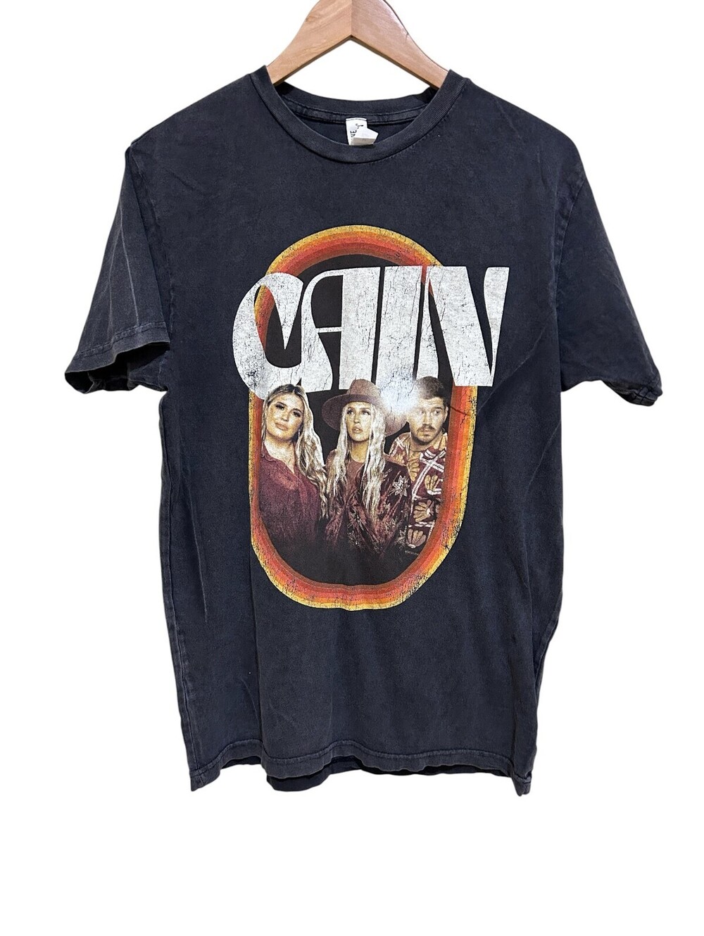 Cain 2023 Concert Tshirt Size Medium Washed Out Grey Color
